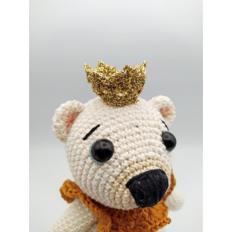 Patron au crochet amigurumi Constantin l'ours gourmand - format pdf