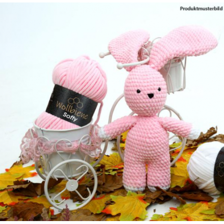 Fil chenille crème Softy Wollbiene