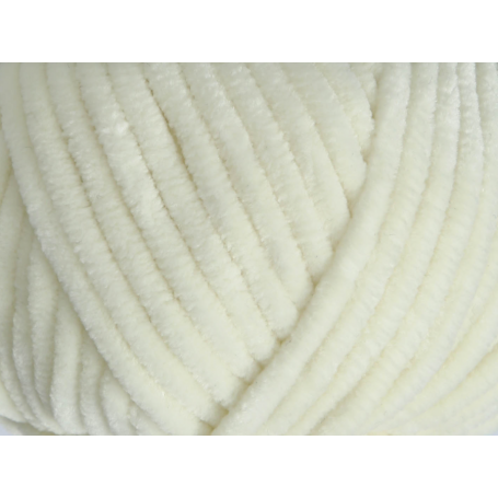Fil chenille crème Softy Wollbiene