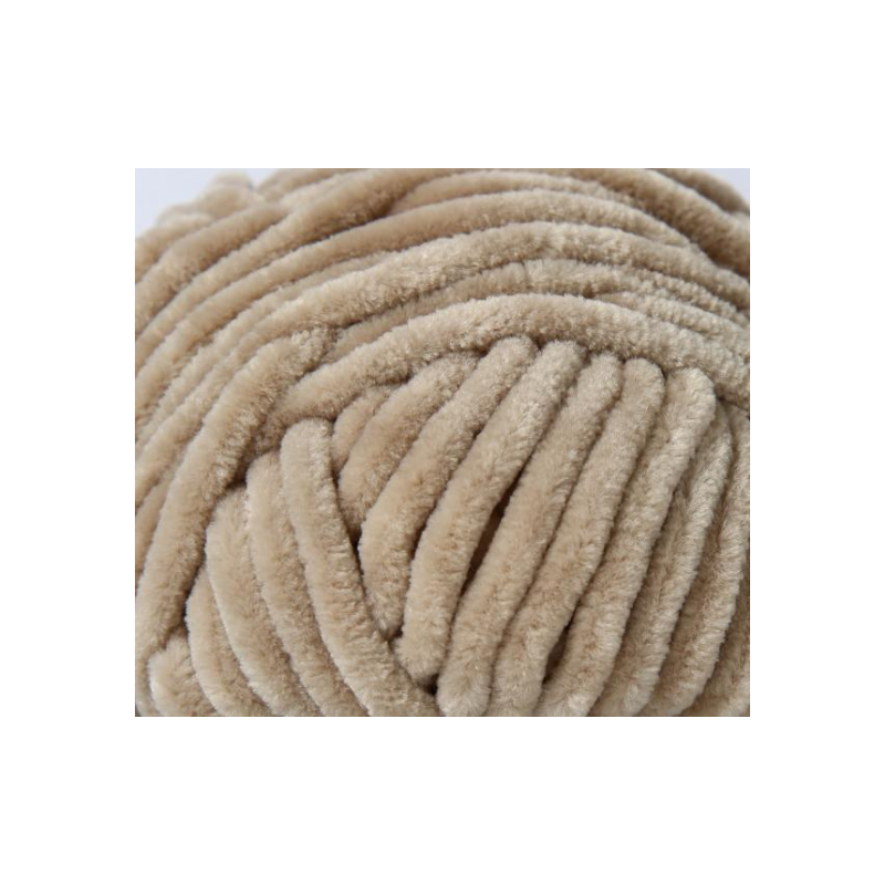 Fil chenille beige Softy Wollbiene