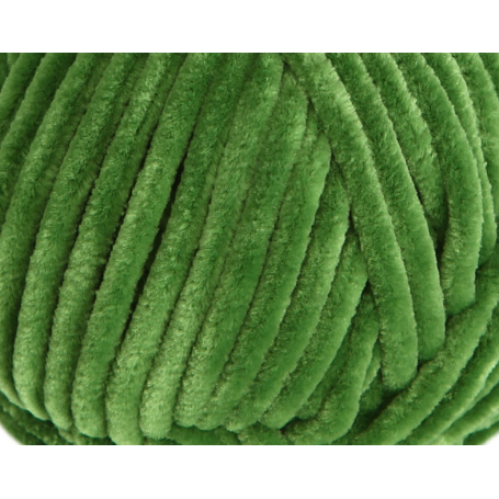 Fil chenille vert Softy Wollbiene
