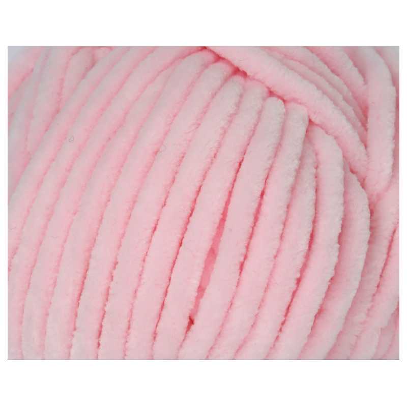 Fil chenille rose doux Softy Wollbiene