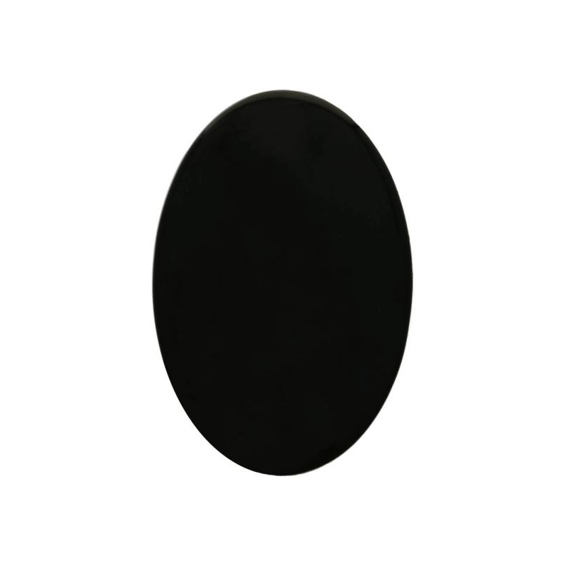 oeil de sécurité ovale noir en acrylique 18 mm