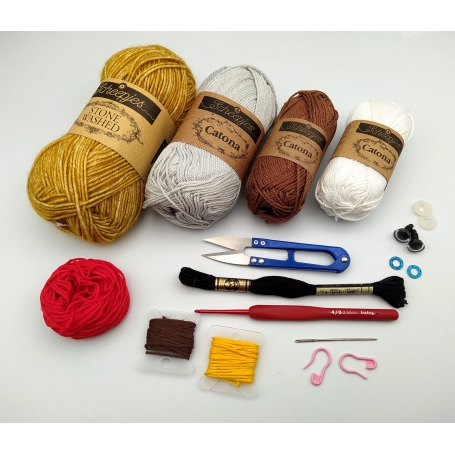 Patron au crochet amigurumi Célestin l'éléphant - format pdf