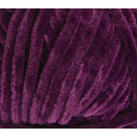 Fil chenille violet Softy Wollbiene