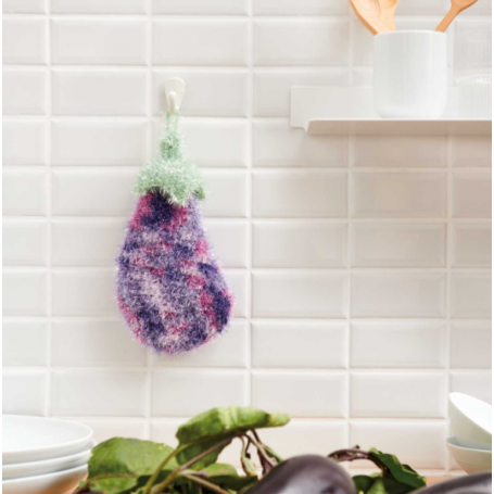 Creative bubble print aubergine
