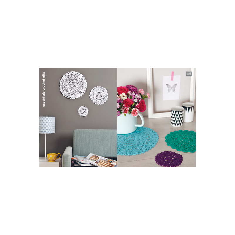 Coton mercerisé violet 50g - Rico Design