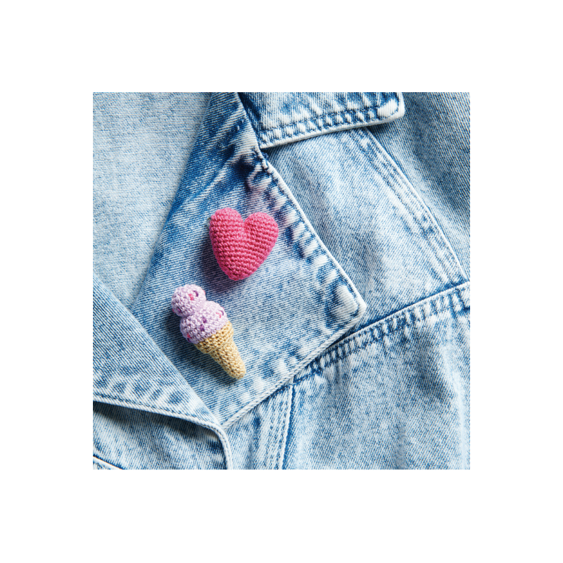 Coton mercerisé essentials crochet lilas 50g -...