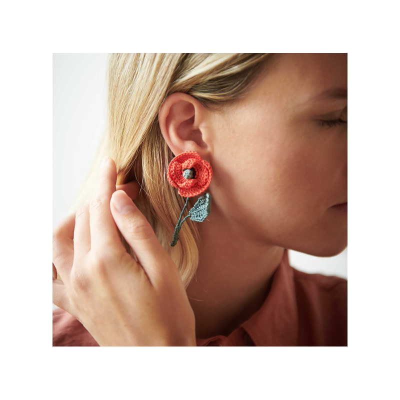 Coton mercerisé essentials crochet noir 50g -...