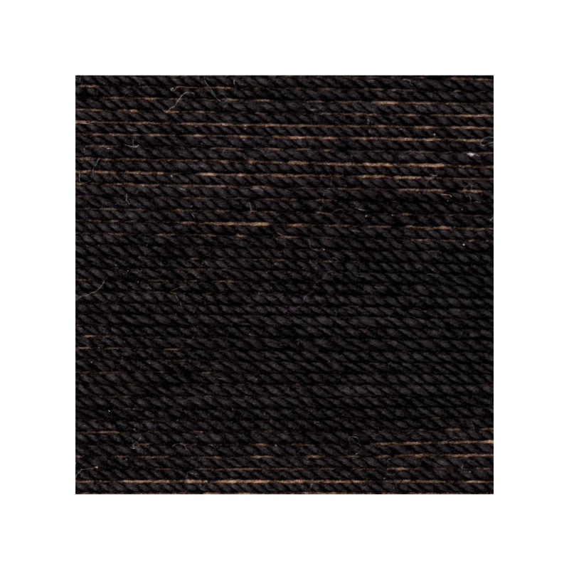 Coton mercerisé essentials crochet noir 50g -...