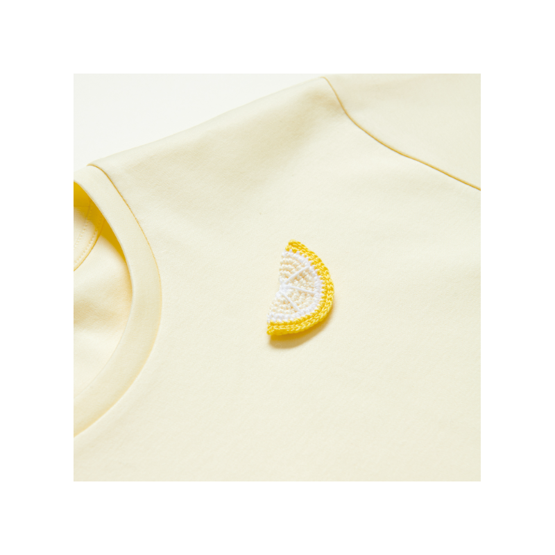 Coton mercerisé essentials crochet jaune 50g -...