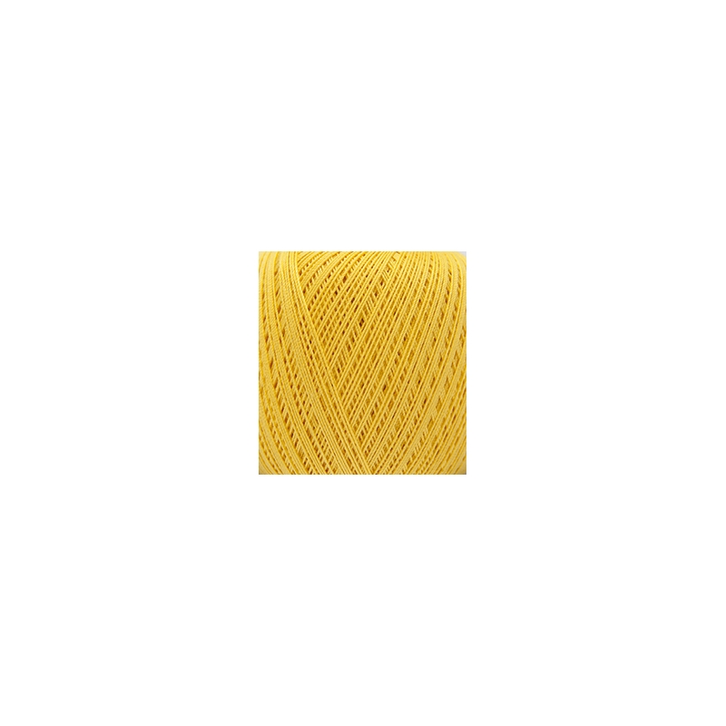 Coton mercerisé essentials crochet jaune 50g -...
