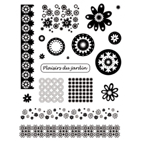 Tampons Clear "jardin" Arttemio