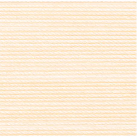 Coton mercerisé essentials crochet vanille 50g - Rico Design
