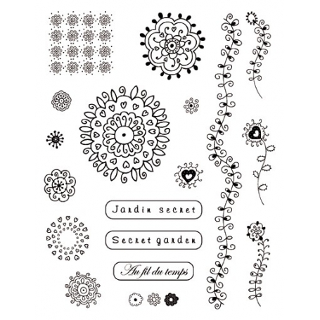 Tampons Clear "rosaces" Arttemio