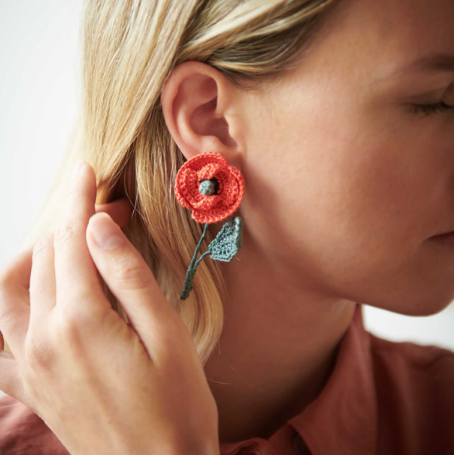 Coton mercerisé essentials crochet corail 50g - Rico Design