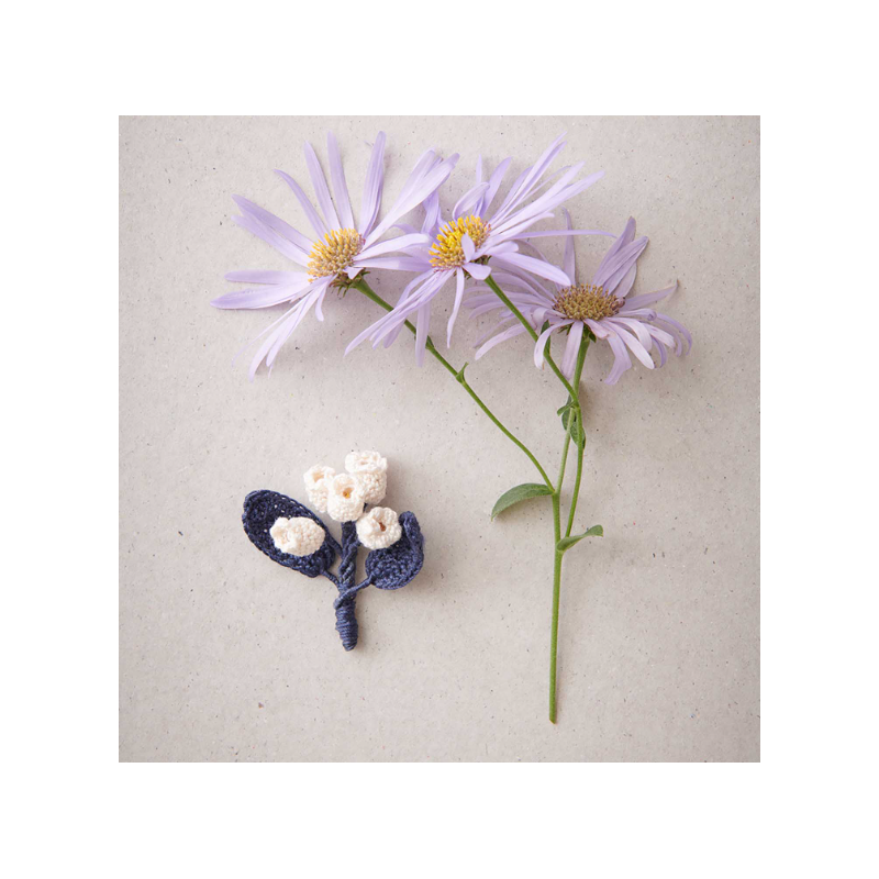 Coton mercerisé essentials crochet bleu nuit...