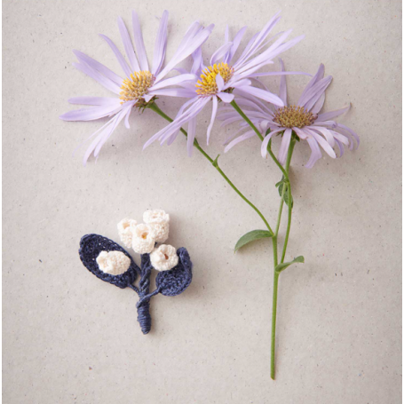 Coton mercerisé essentials crochet bleu nuit 50g - Rico Design