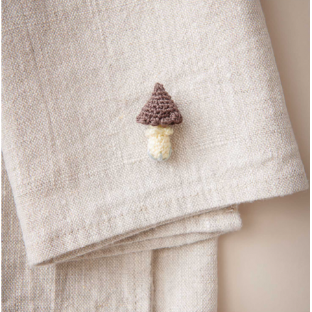 Coton mercerisé essentials crochet taupe 50g - Rico Design