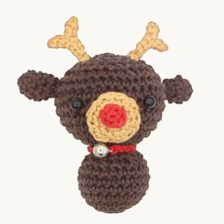 mini kit crochet rennes de noël