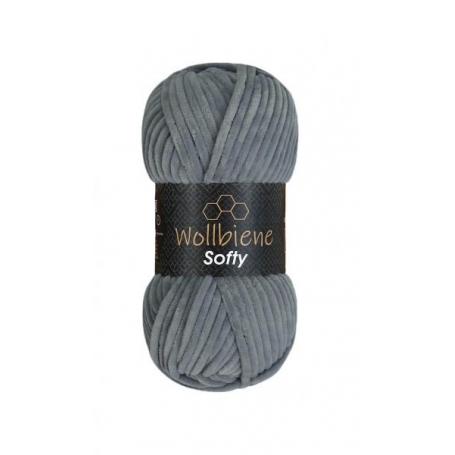 fil chenille gris foncé