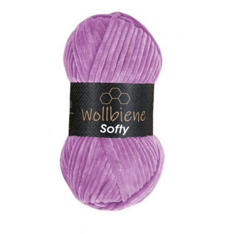 fil chenille parme lilas