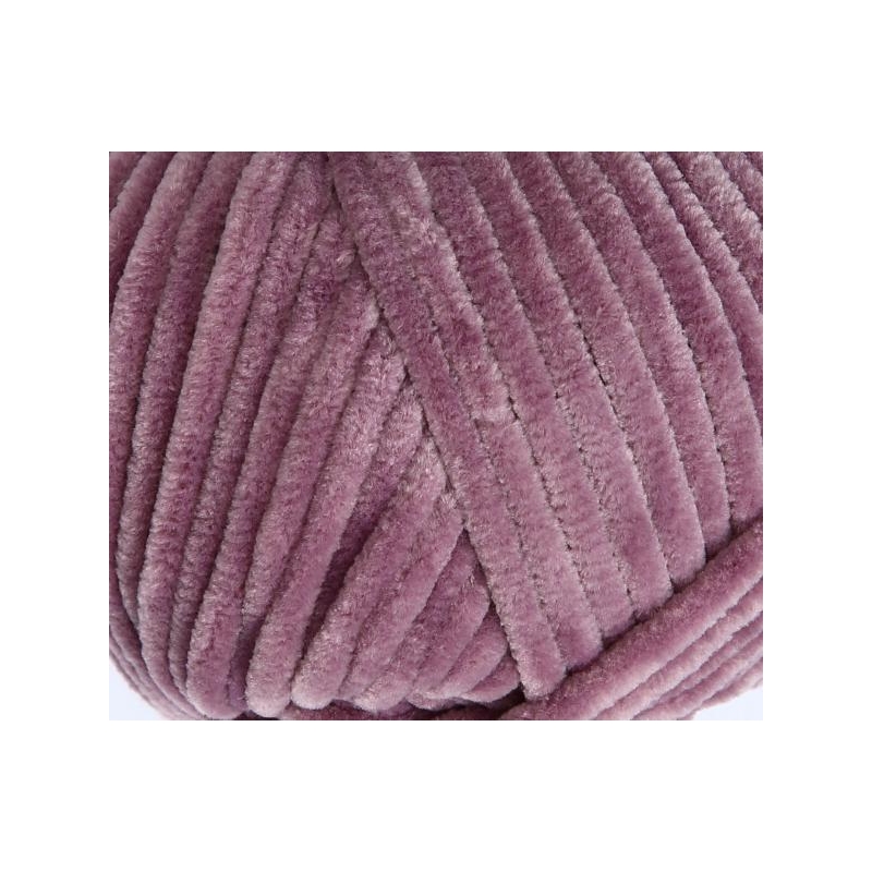 Fil chenille vieux rose Softy Wollbiene