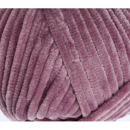 Fil chenille vieux rose Softy Wollbiene