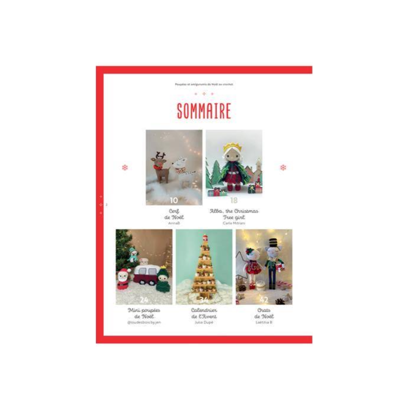 Poupées et amigurumis de Noël au crochet