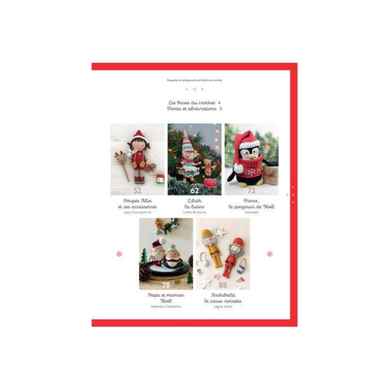Poupées et amigurumis de Noël au crochet