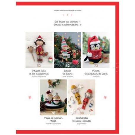 Poupées et amigurumis de Noël au crochet
