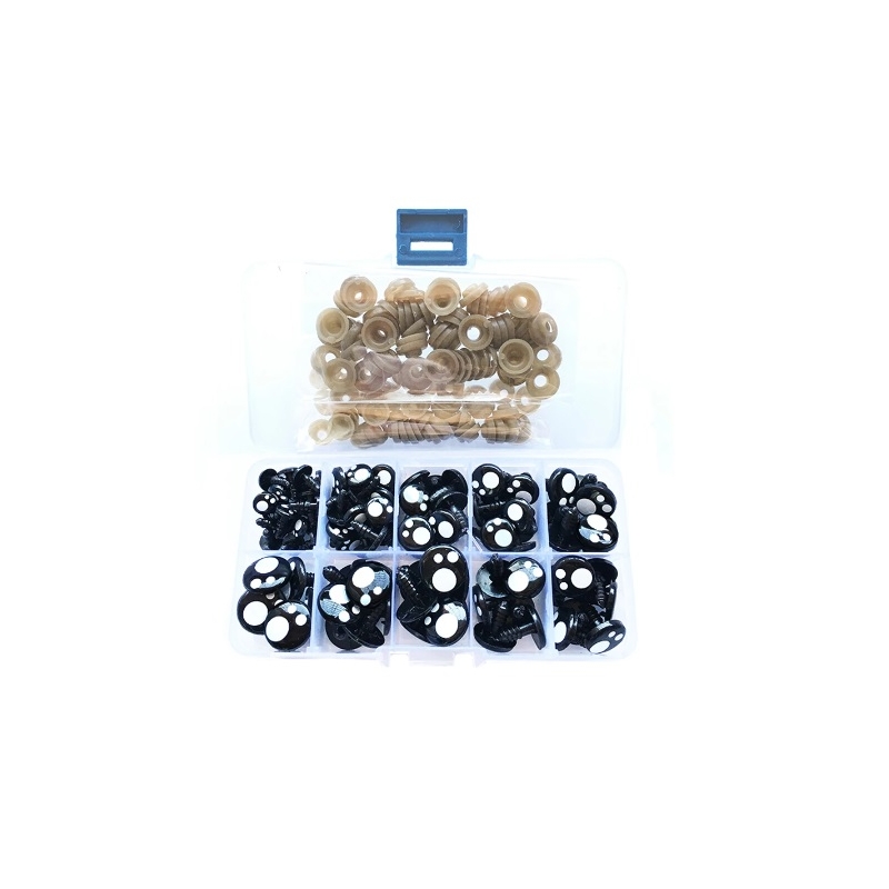 Assortiment de 100 Yeux de sécurité kawaii...