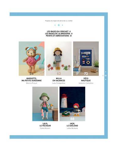 Poupées et amigurumis de la mer au crochet