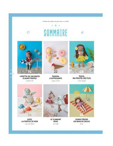 Poupées et amigurumis de la mer au crochet