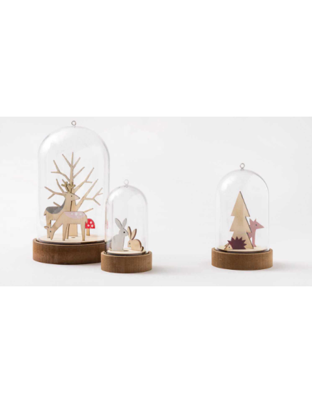 Cloche décorative en acrylique - petite