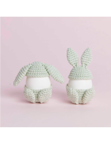 Kit à crocheter coquetiers de Pâques Ricorumi
