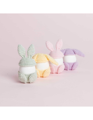 Kit à crocheter coquetiers de Pâques Ricorumi
