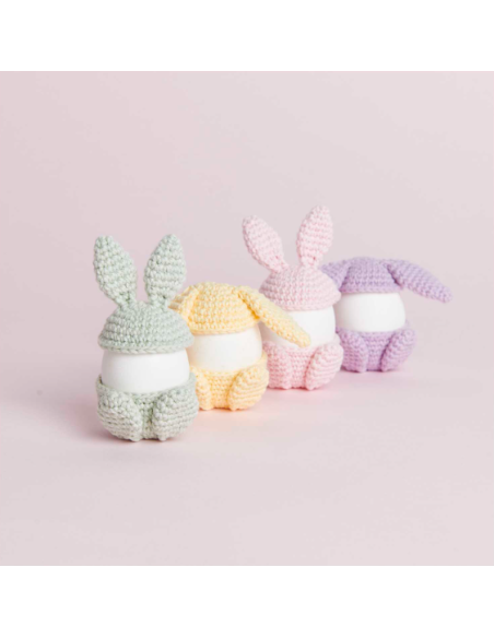 Kit à crocheter coquetiers de Pâques Ricorumi
