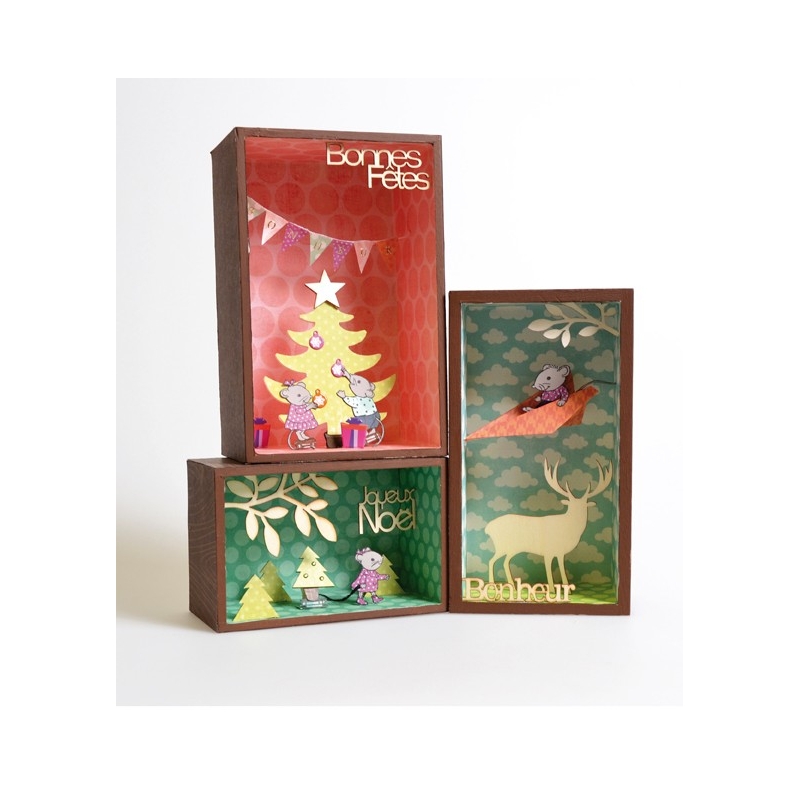 Tampons Clear Noël volutes Artemio