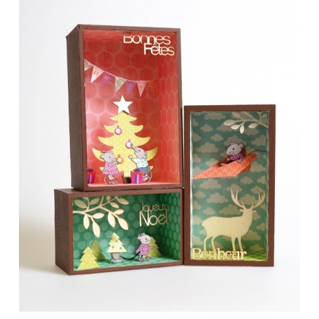 Tampons Clear Noël volutes Artemio