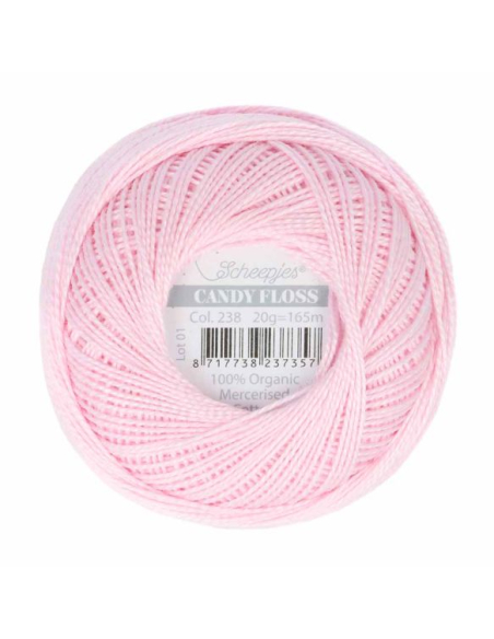 Scheepjes Candy Floss rose poudré 238 - 20 g