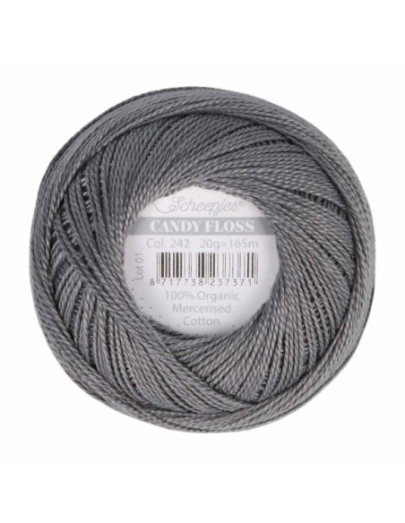 Scheepjes Candy Floss gris métal 242 - 20 g