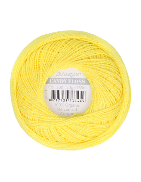Scheepjes Candy Floss jaune citron 280 - 20 g