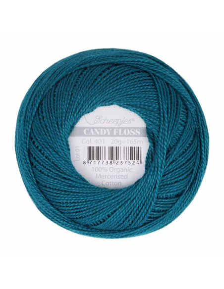 Scheepjes Candy Floss bleu sarcelle 401 - 20 g