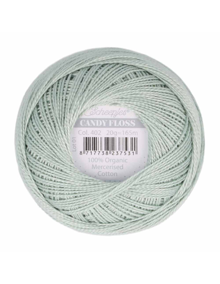 Scheepjes Candy Floss vert argenté 402  - 20 g