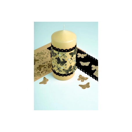 Tampon continu Fiskars motif papillons