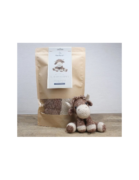 kit tricot amigurumi vache