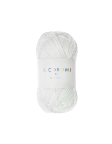 Coton à crocheter phosphorescent Ricorumi blanc...