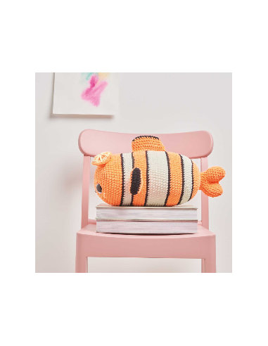 Creative Chenillove néon orange 50 g - Rico Design