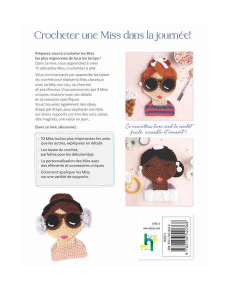 Miss Crochet - 10 personnages à crocheter à plat